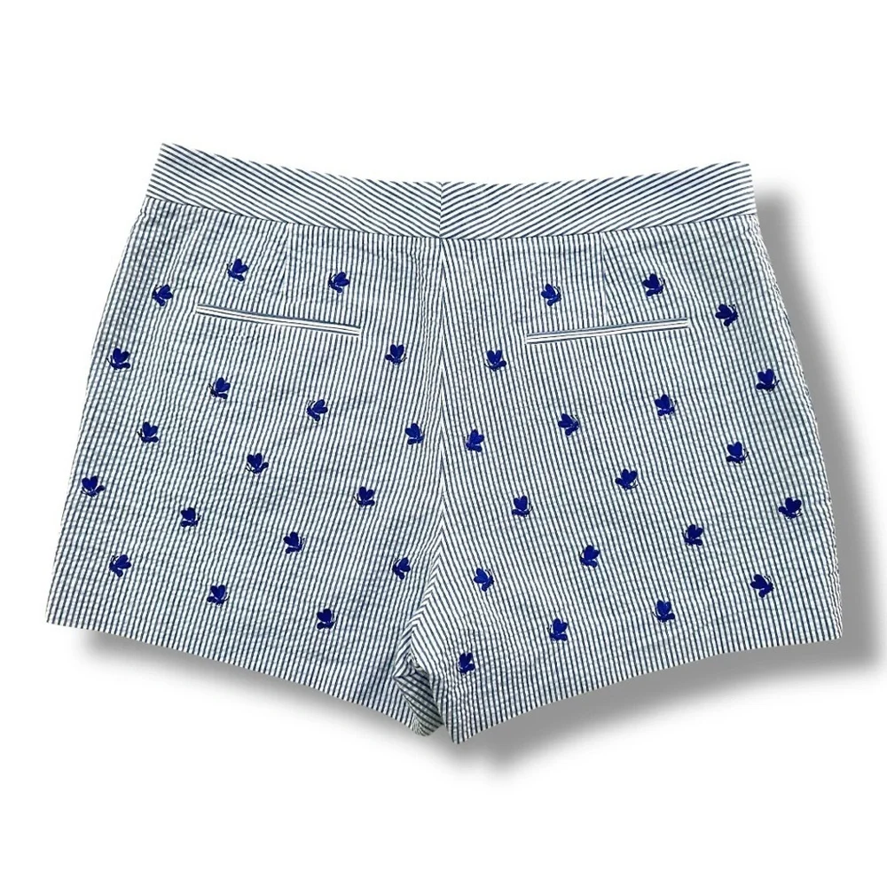 Brooks Brothers | Seersucker Embroidered Shorts (6)